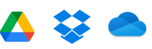 Google drive dropbox onedrive