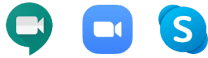 Hangout zoom skype